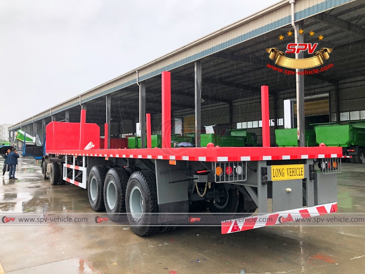 3 Alxes Semitrailer with Stakes - LB 3 Alxes Semitrailer with Stakes - LB